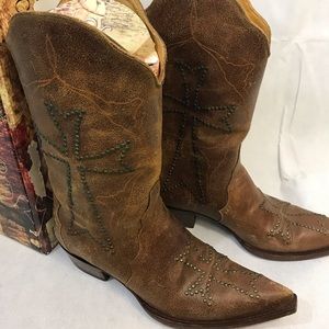 Old Gringo Ooh My God rust colored boot wi/ box